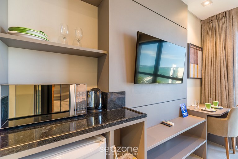 Estudio Vista Mar + Piscina – 280m Playa MHFA0903