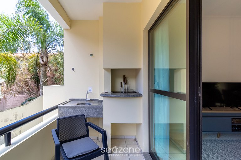 Apt con parrilla en Lagoa da Conceição SRO0002