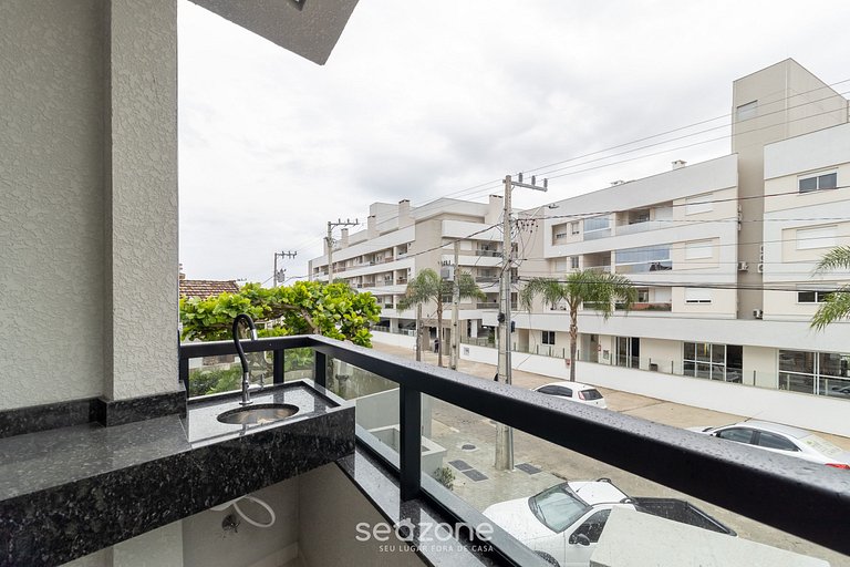 Apto c/ Churrasqueira a 7 min da Praia ORN0101