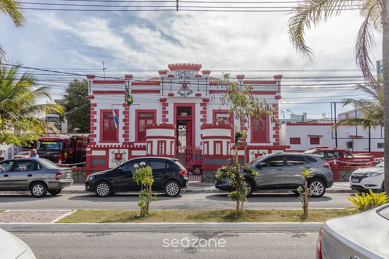 Apto térreo a 5min da Praia do Forte EMA101