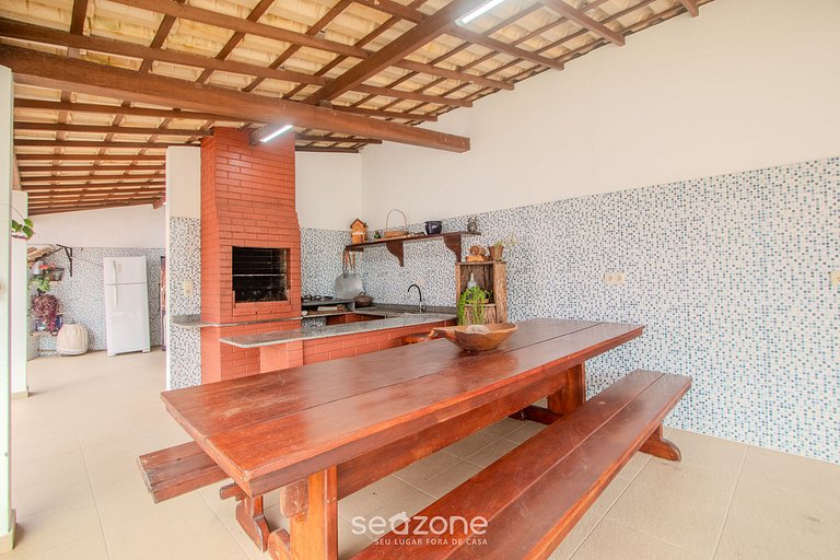 Casa c/ piscina 350m Playa de Taperapuan RUD0047