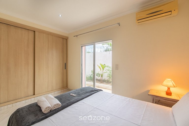 Casa c/ piscina 350m Praia de Taperapuan RUD0047