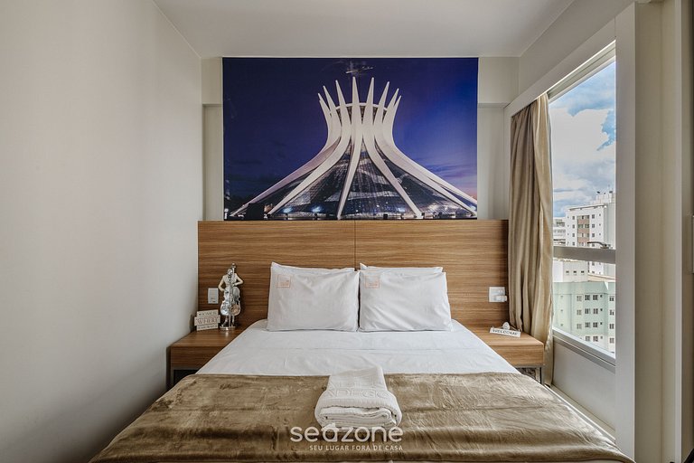 Estúdio c/ Piscina em Águas Claras SHT1701