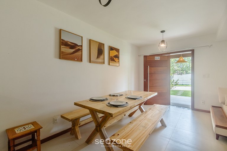 Casa em Cond. c/ piscina prox. da Praia ATP0006