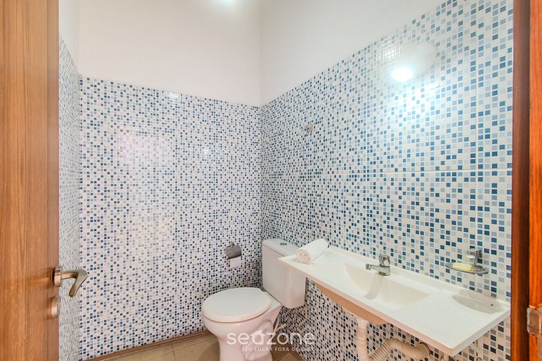 Casa c/ piscina 350m Praia de Taperapuan RUD0047