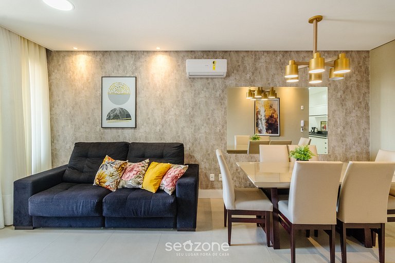 3H, piscina, vista mar, 300m playa Bombas CSD0403