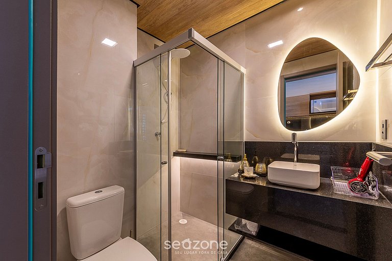 Estúdio moderno na Orla c/ vista mar - NWT1418