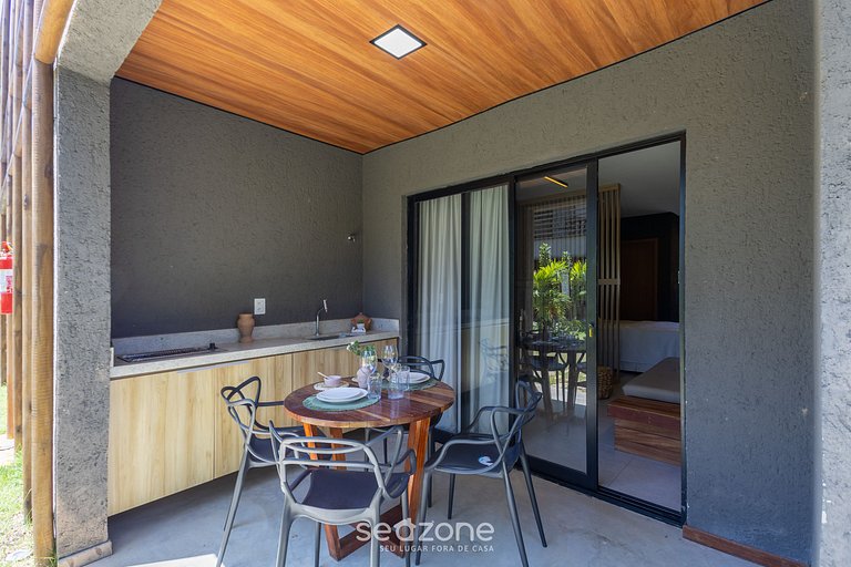 Studio em Cond. c/ piscina próx. da praia CVKB0006