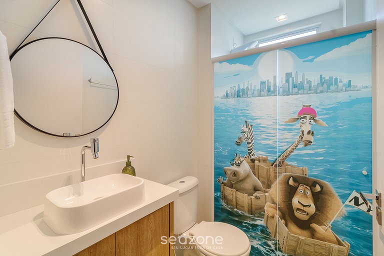 Ap temático de animales a 600m de la playa OBP0303