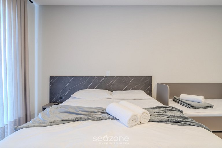 Estudio para casal aprox 4 min da praia VFR505