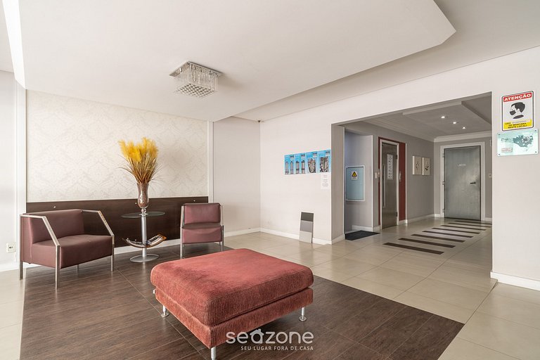 Apto Pé na Areia no Centro de Balneário ACO803