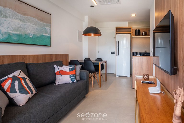 Apartamento Charmoso Apenas 750m da Praia! BCA0601