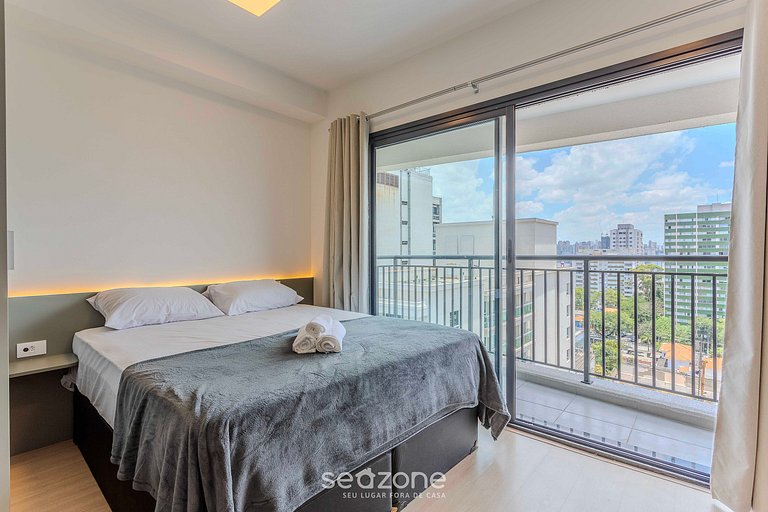 Estudio en condo completo, en São Paulo NOA0919