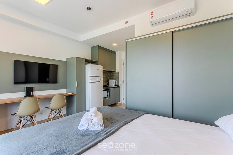 Estudio en condo completo, en São Paulo NOA0919