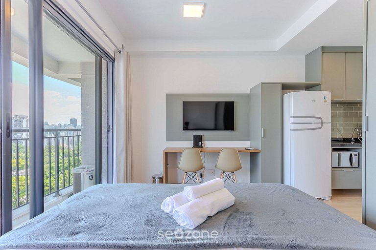 Estudio en condo completo, en São Paulo NOA0919