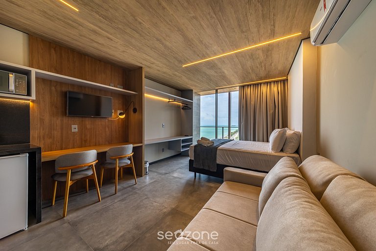 Estúdio Moderno Vista Lateral Mar NWT1421