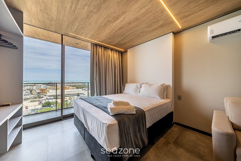 Estúdio Moderno Vista Lateral Mar NWT1421