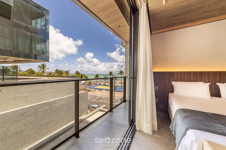 Estudio frente mar c/ gimnasio y piscina NWT0309