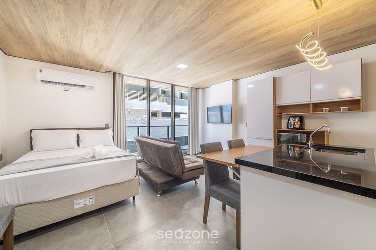 Conforto na Orla com vista Lateral p/ mar NWT0304