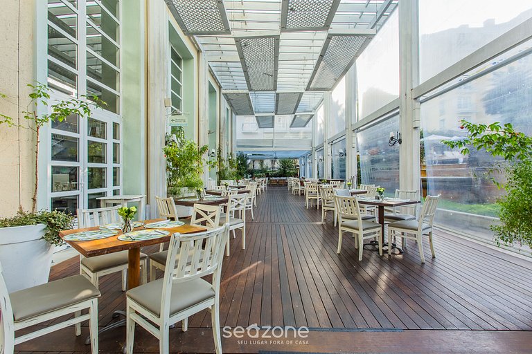 Suíte charmosa vista piscina Resort luxo ILC3208