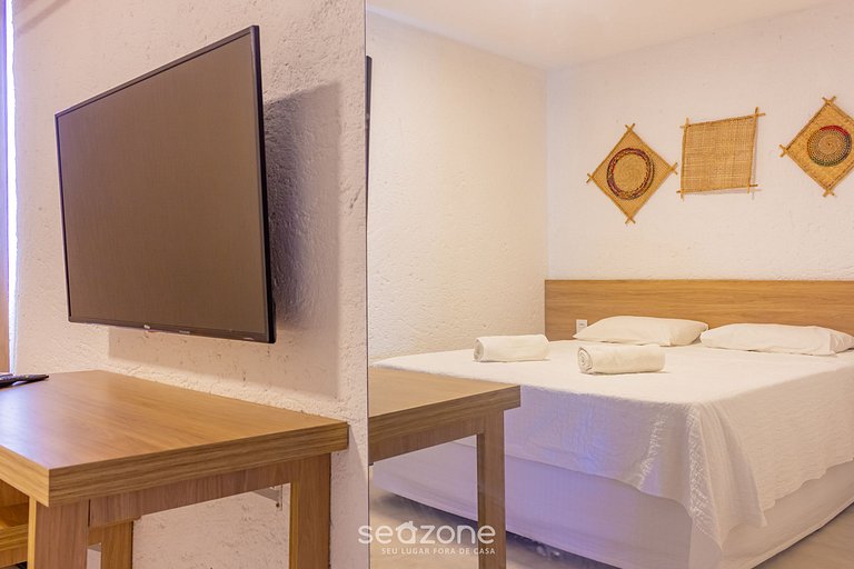 Apto agradável a 800m da praia de Patacho CVPA103