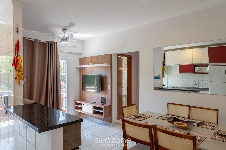 Apto con suite y barbacoa Ubatuba-SP CDV042