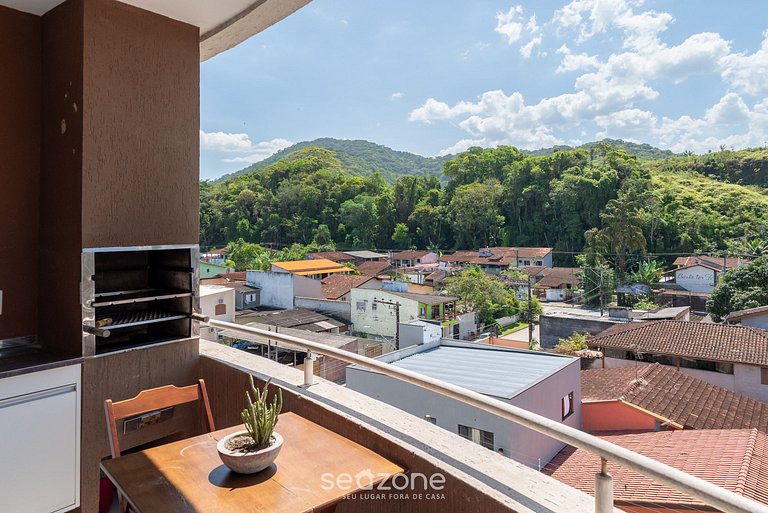 Apto con suite y barbacoa Ubatuba-SP CDV042