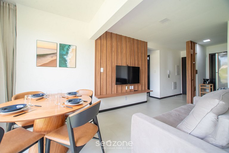 Apartamento c/ Piscina na Praia do Forte VLP0109