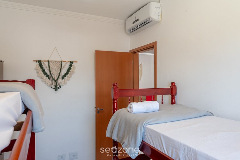 Apto com suíte e churrasqueira Ubatuba-SP CDV042