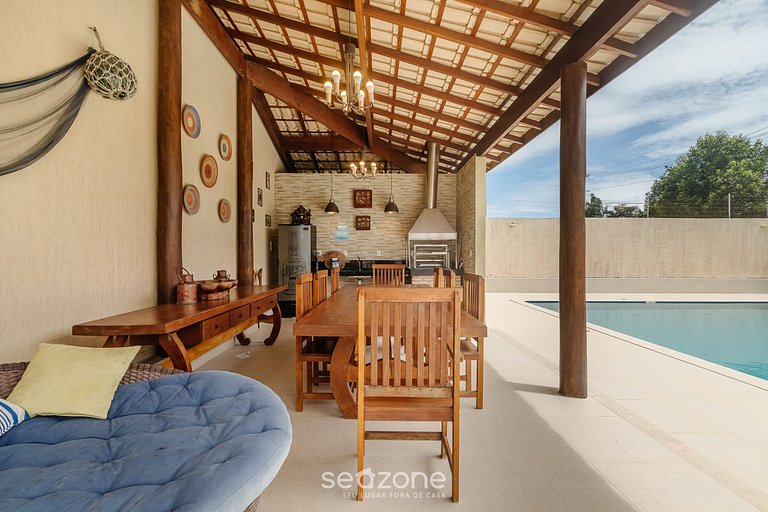 Casa en Cond. c/Piscina a 3 min la Playa ATP0003