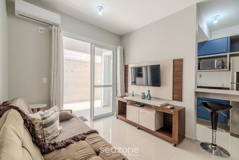 Ap c/ parril a 600m de la playa en Floripa RLI0101