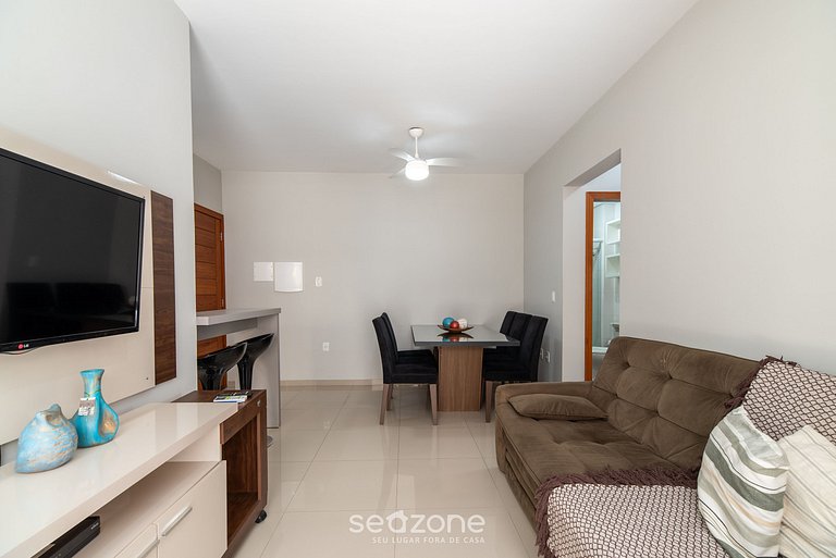 Apto c/ Churrasq. 600m da praia em Floripa RLI0101