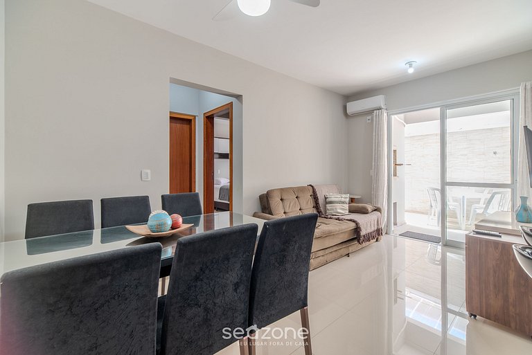 Ap c/ parril a 600m de la playa en Floripa RLI0101