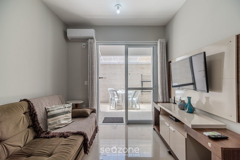 Ap c/ parril a 600m de la playa en Floripa RLI0101