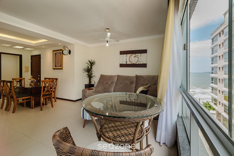 Apto vista mar c/ parrilla a 50m playa ATT0602