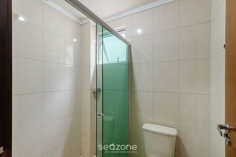 Apto vista mar c/ churrasq. a 50m da Praia ATT0602