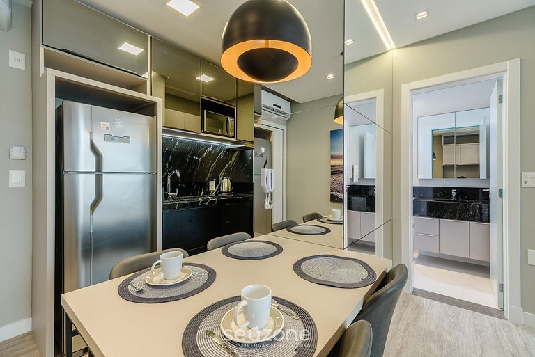 Studio completo c/ piscina em Itapema IFT1405