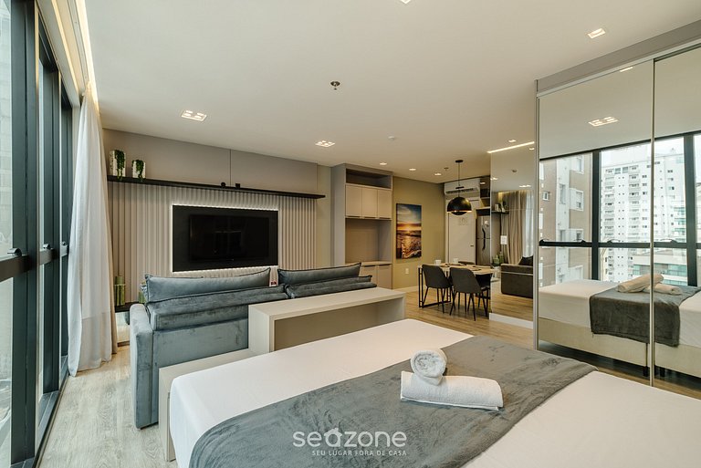 Estudio completo c/ piscina en Itapema IFT1405