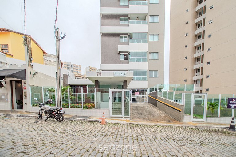 Apto vista mar 290m da praia em Salvador RMO0602