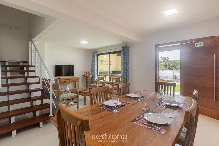 Casa en Cond. c/ Piscina a 500 m del Mar ATP0001