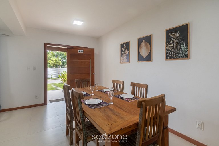 Casa em Cond. c/Piscina a 500m do Mar ATP0001