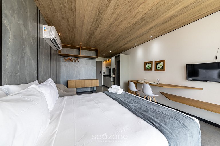 Estúdio c/ Piscina e Academia à Beira-mar NWT0423