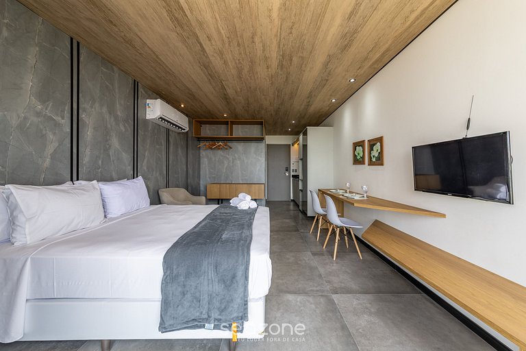 Estúdio c/ Piscina e Academia à Beira-mar NWT0423