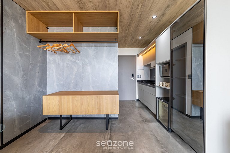 Estúdio c/ Piscina e Academia à Beira-mar NWT0423