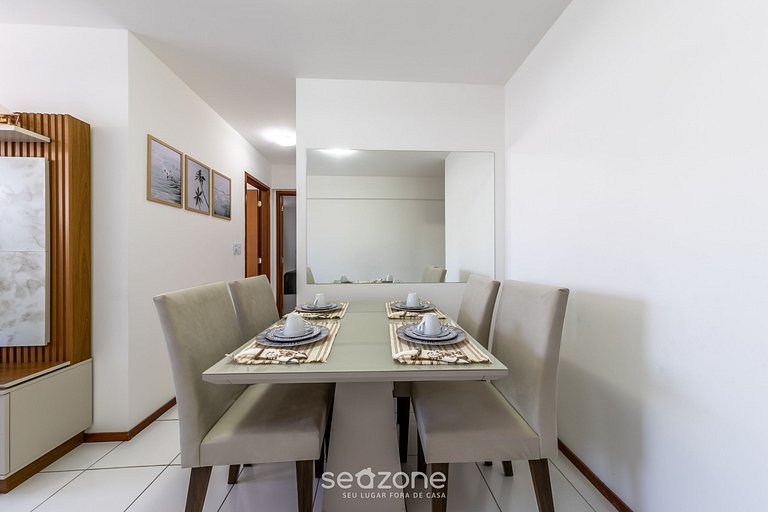 Apartamento c/ Piscina 500m da Praia SOH1102