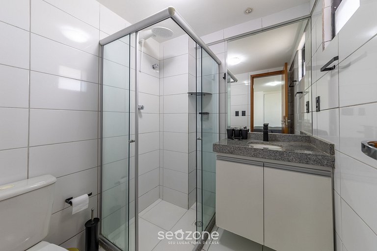 Apartamento c/ Piscina 500m da Praia SOH1102