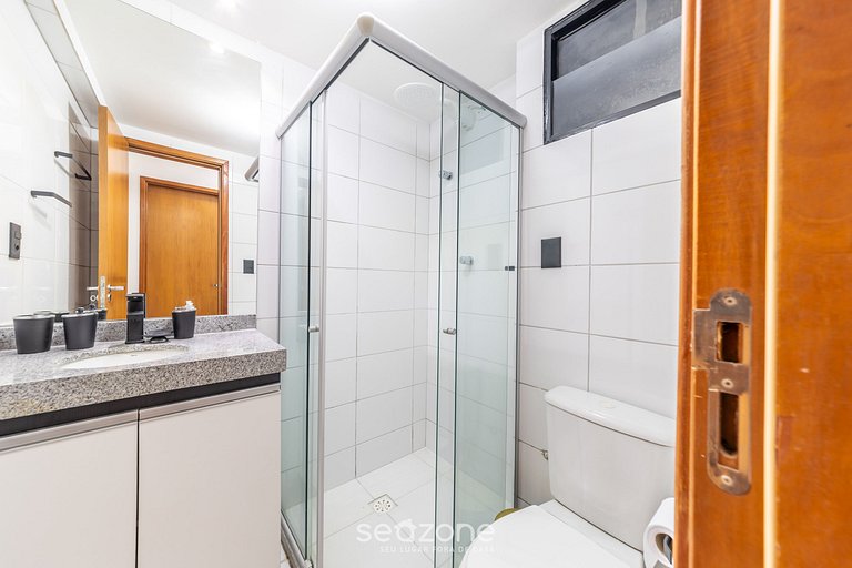 Apartamento c/ Piscina 500m da Praia SOH1102