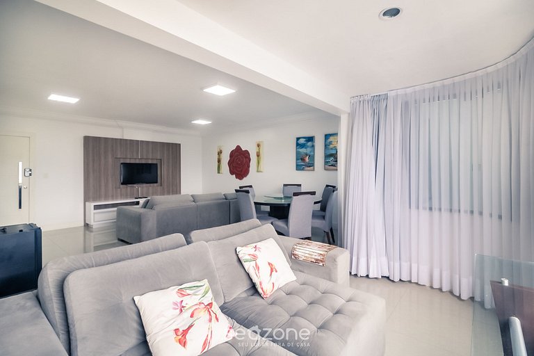 Apto 3Q c/ churrasqueira a 170m da Praia TSF1302