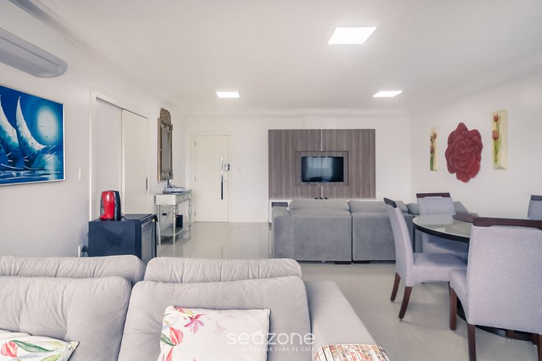 Apto 3Q c/ churrasqueira a 170m da Praia TSF1302