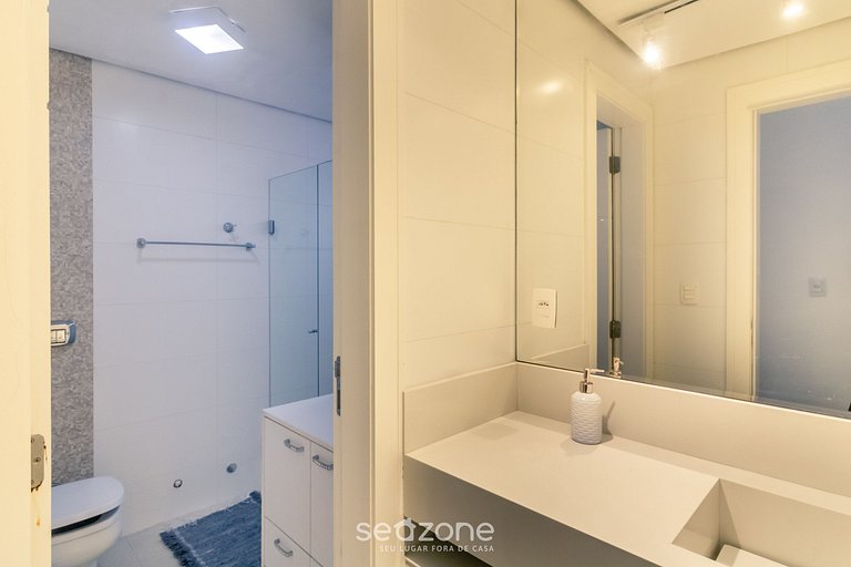 Apto 3Q c/ churrasqueira a 170m da Praia TSF1302